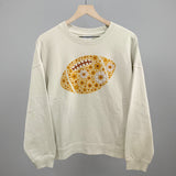 Floral Football Yellow Aaria Tees