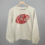 Floral Football Red Aaria Tees