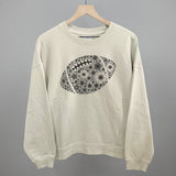 Floral Football Grey Aaria Tees