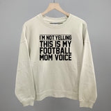 Football Mom Voice Aaria Tees
