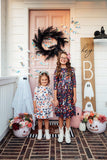 Boo Crew 3/4 Sleeve Pocket Twirl Dress - Aaria Tees Aaria Tees