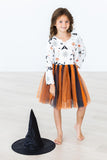 Boo-tiful Halloween L/S Tutu Dress - Aaria Tees Aaria Tees