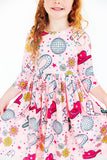 Boots & Bling L/S Pocket Twirl Dress - Aaria Tees Aaria Tees