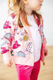 Boots & Bling Satin Jacket - Aaria Tees Aaria Tees