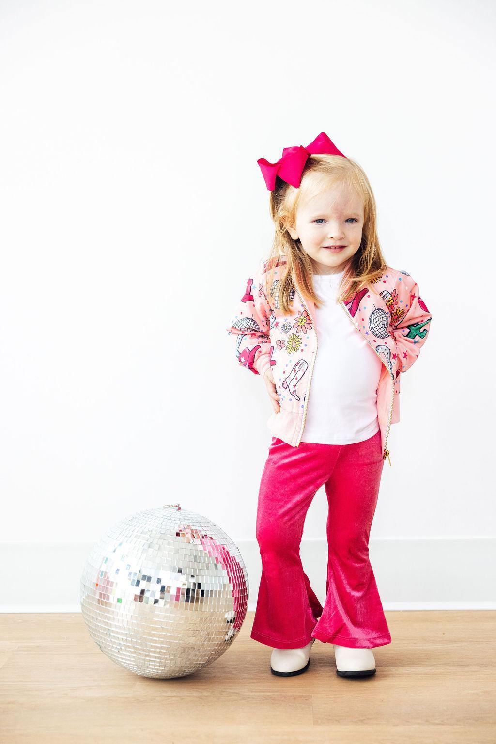 Boots & Bling Satin Jacket - Aaria Tees Aaria Tees