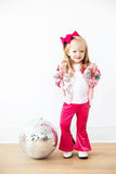 Boots & Bling Satin Jacket - Aaria Tees Aaria Tees