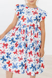 Born to Sparkle Flutter Sleeve Twirl Dress - Aaria Tees Aaria Tees