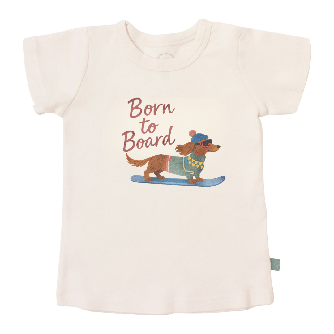 graphic tee | born to board - Aaria Tees Aaria Tees