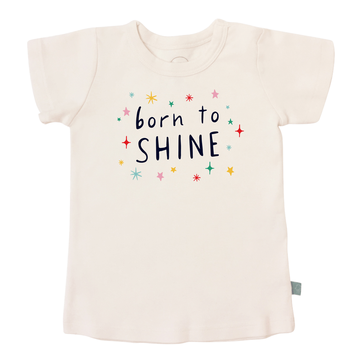 graphic tee | born to shine - Aaria Tees