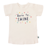 graphic tee | born to shine - Aaria Tees Aaria Tees