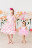 Bow Beauty S/S Pocket Twirl Dress - Aaria Tees Aaria Tees