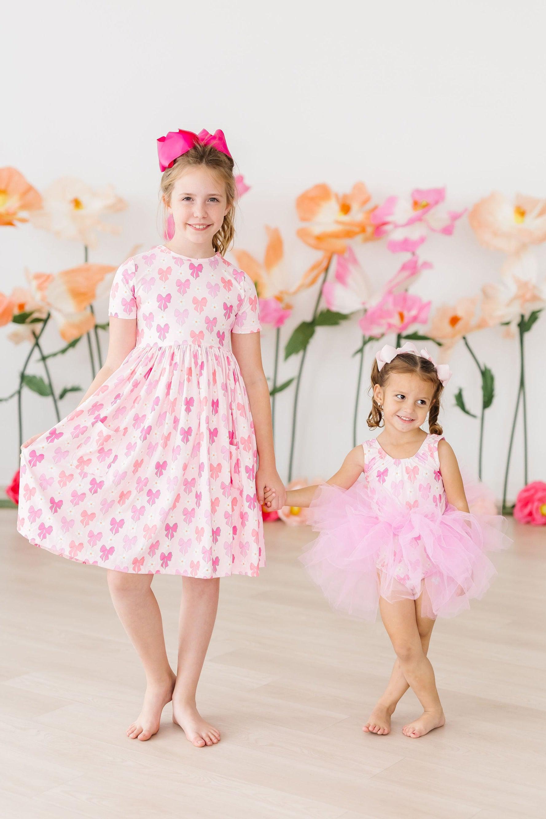 Bow Beauty Tank Tutu Leotard - Aaria Tees Aaria Tees