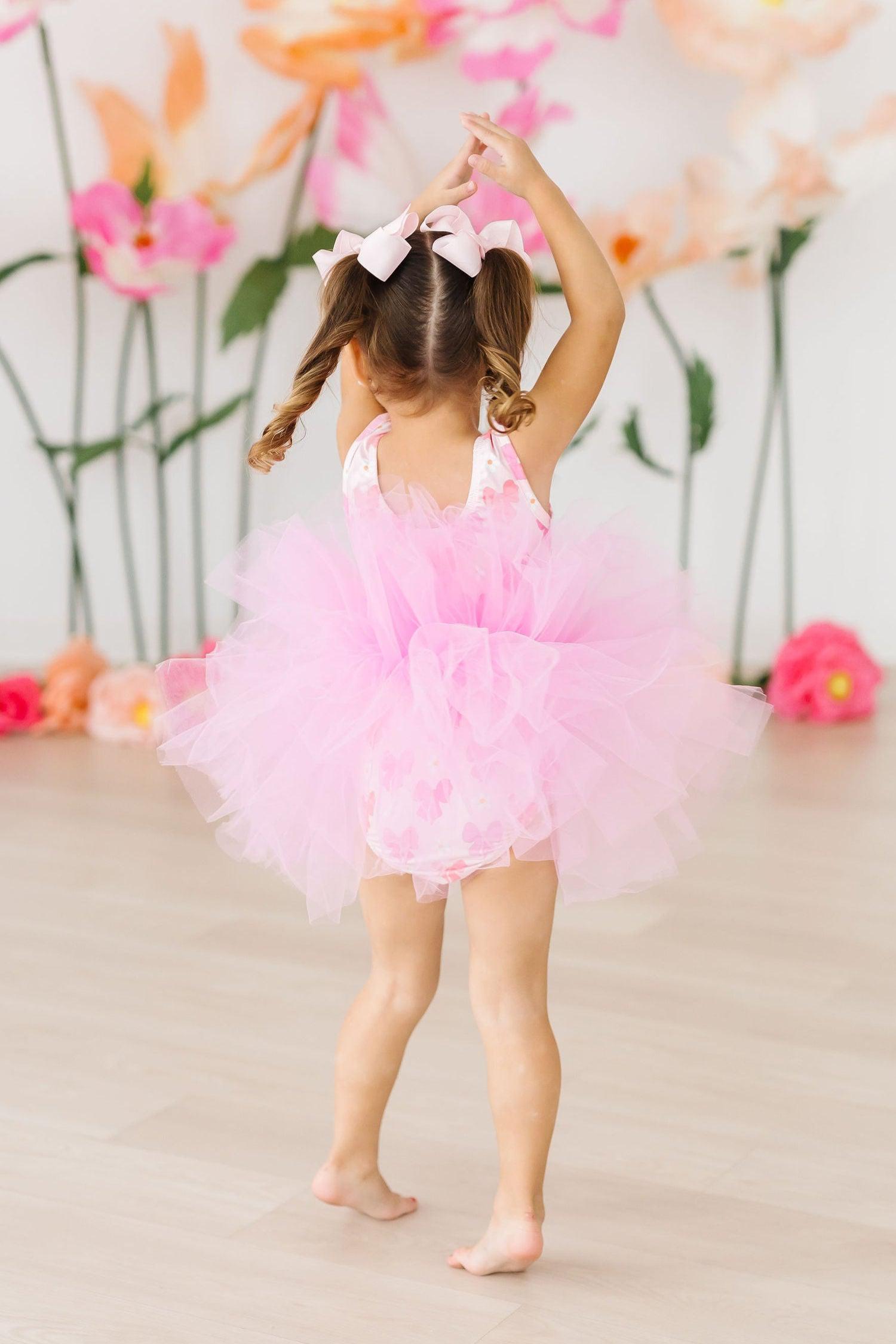 Bow Beauty Tank Tutu Leotard - Aaria Tees Aaria Tees