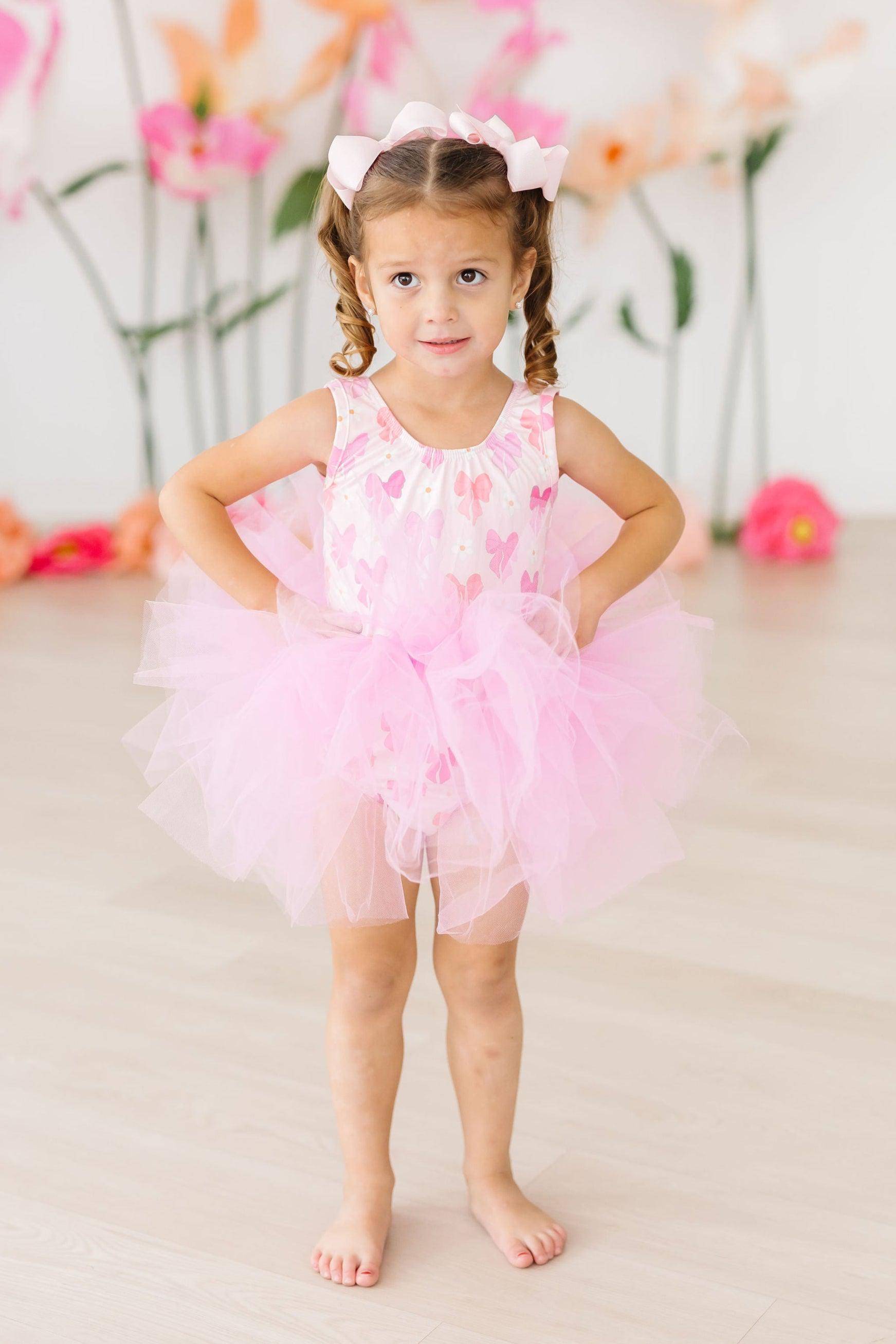 Bow Beauty Tank Tutu Leotard - Aaria Tees Aaria Tees