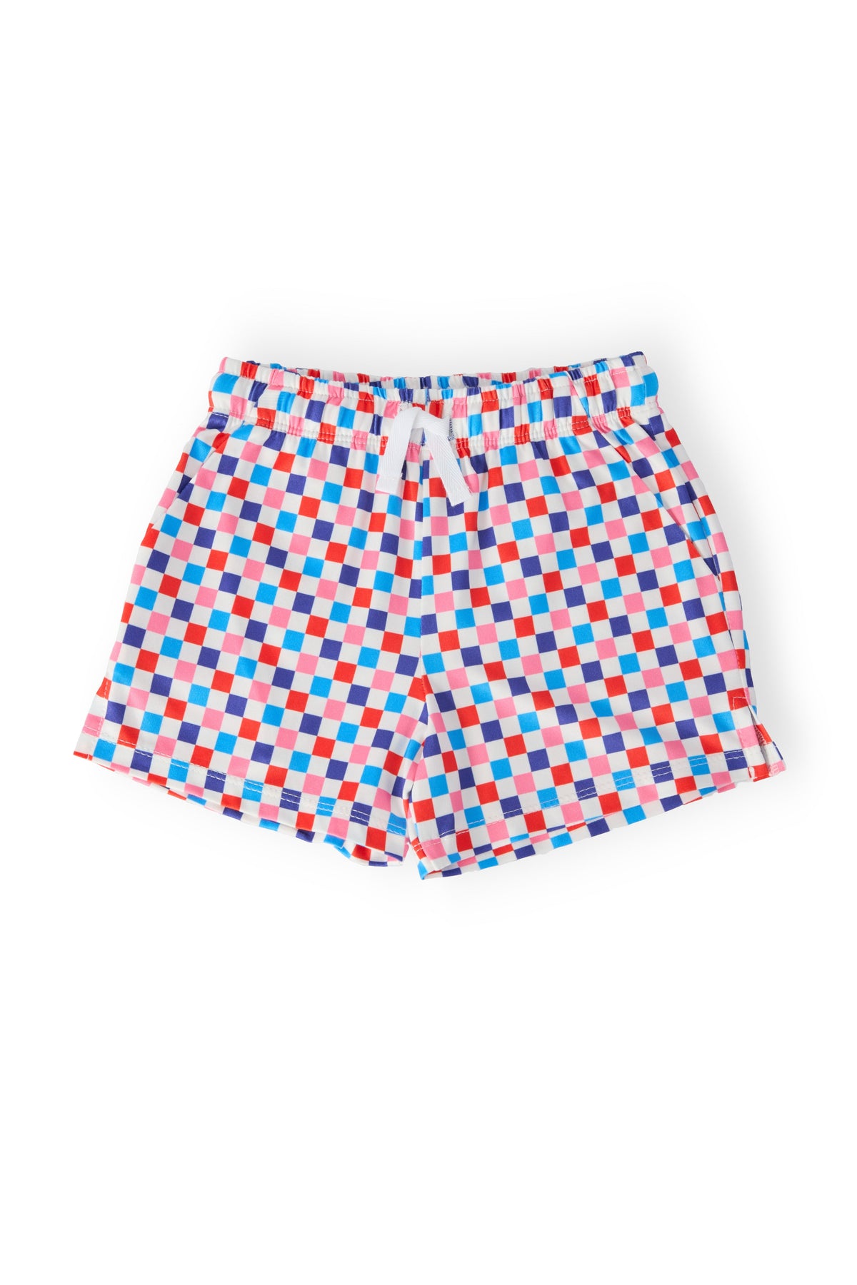 Boys Boom Check Play Shorts - Aaria Tees