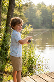 Boys Fish Hook S/S Polo - Aaria Tees Aaria Tees