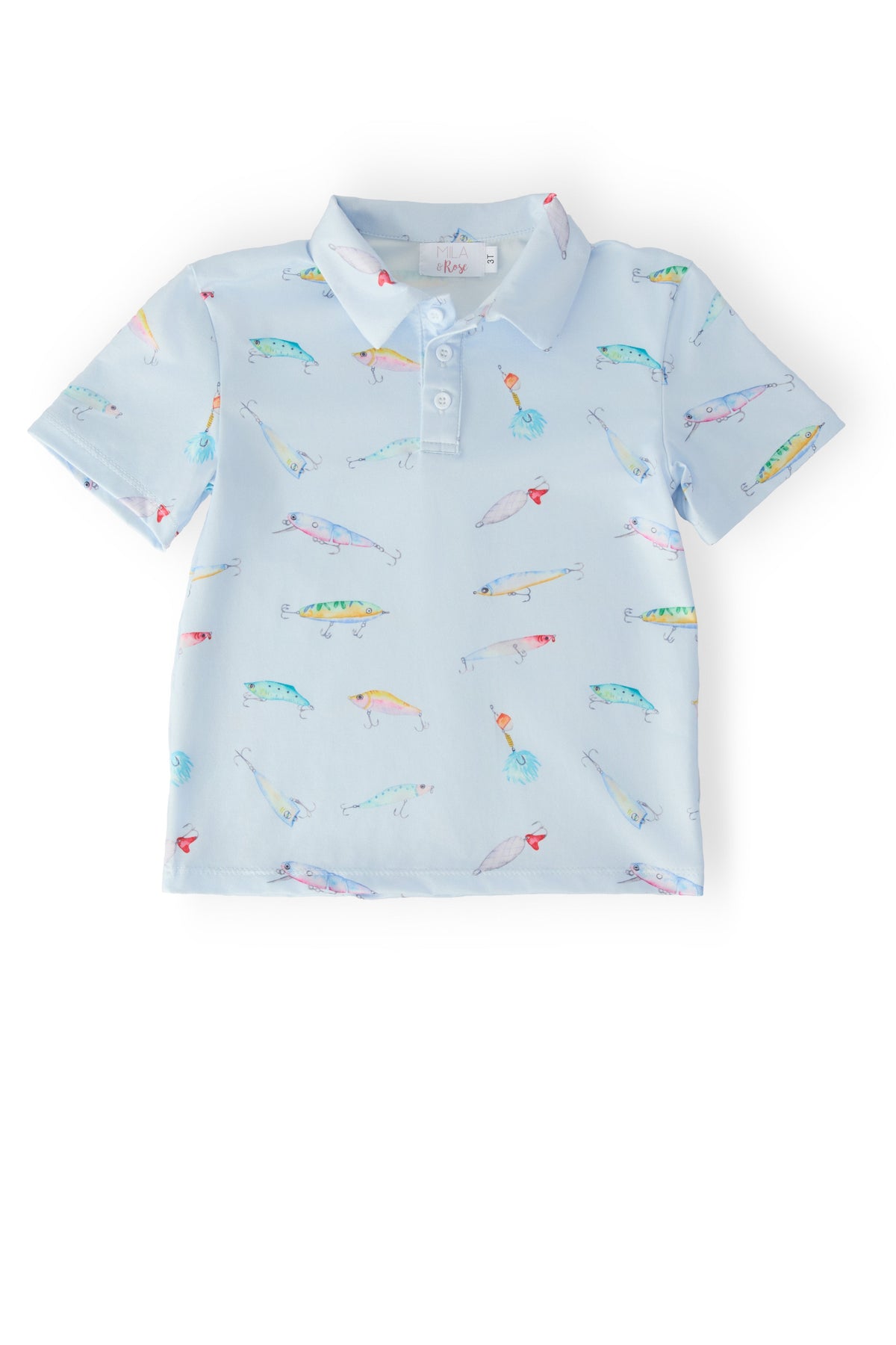 Boys Fish Hook S/S Polo - Aaria Tees