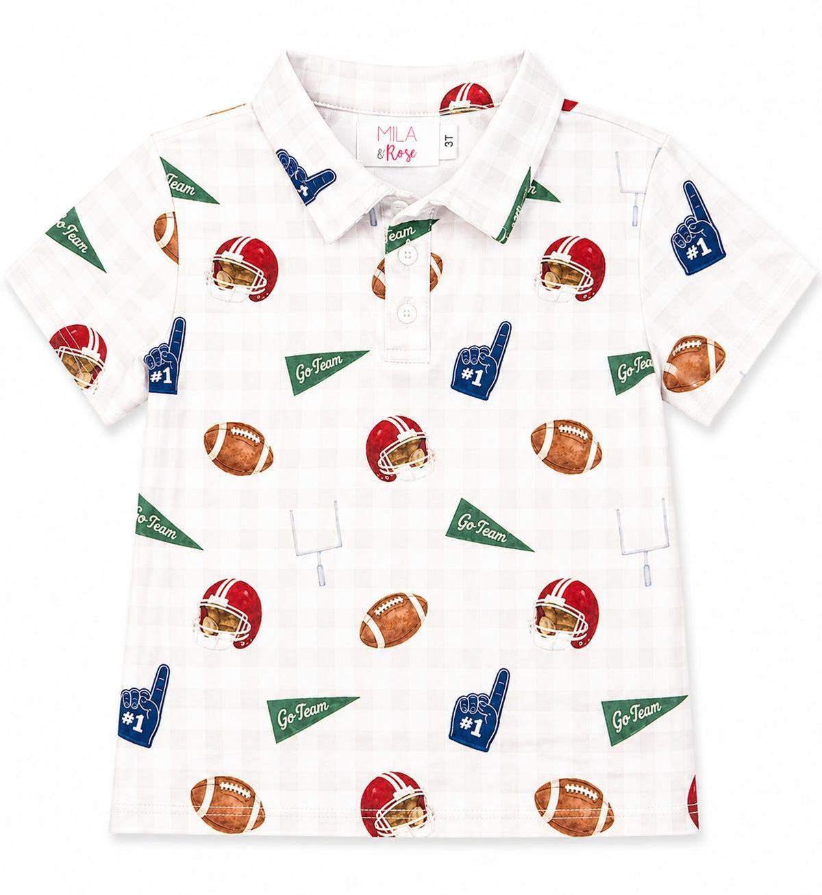 Boys Friday Night Lights S/S Polo - Aaria Tees