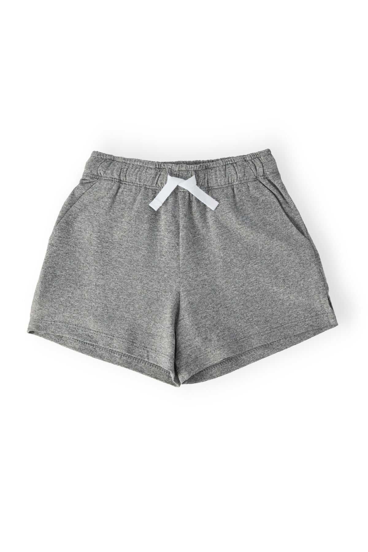 Boys Heather Gray Play Shorts - Aaria Tees