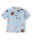 Boys Home Run S/S Polo - Aaria Tees Aaria Tees
