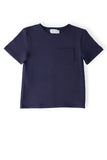 Boys Navy S/S Pocket Tee - Aaria Tees Aaria Tees