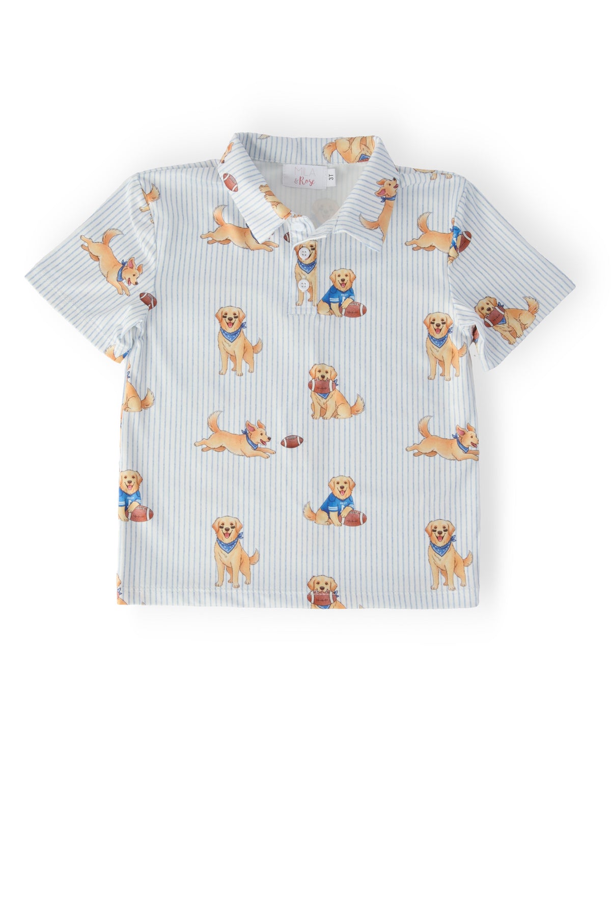 Boys Quarter-Bark S/S Polo - Aaria Tees