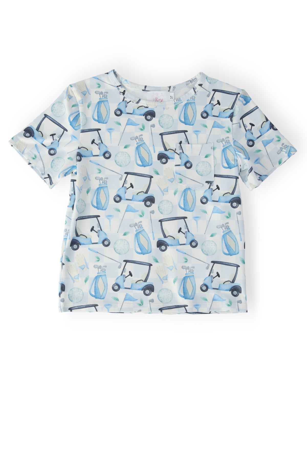 Boys Tee Time S/S Pocket Tee - Aaria Tees