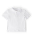 Boys White S/S Polo - Aaria Tees Aaria Tees