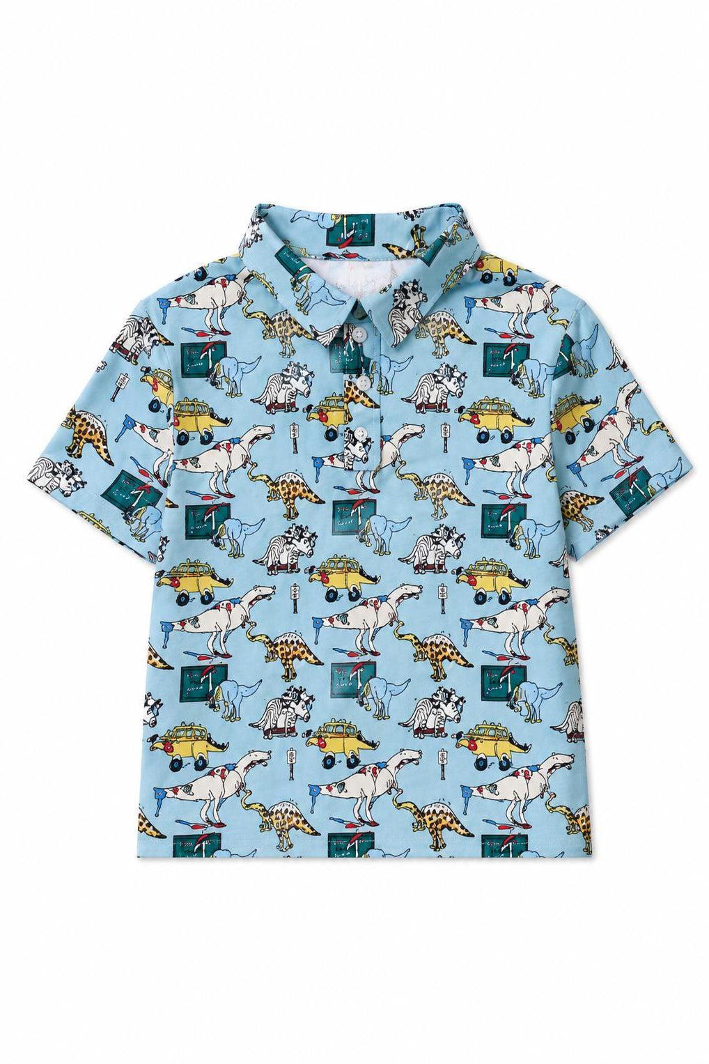 Boys Schoolyard Stomp S/S Polo - Aaria Tees Aaria Tees