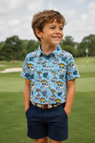 Boys Schoolyard Stomp S/S Polo - Aaria Tees Aaria Tees