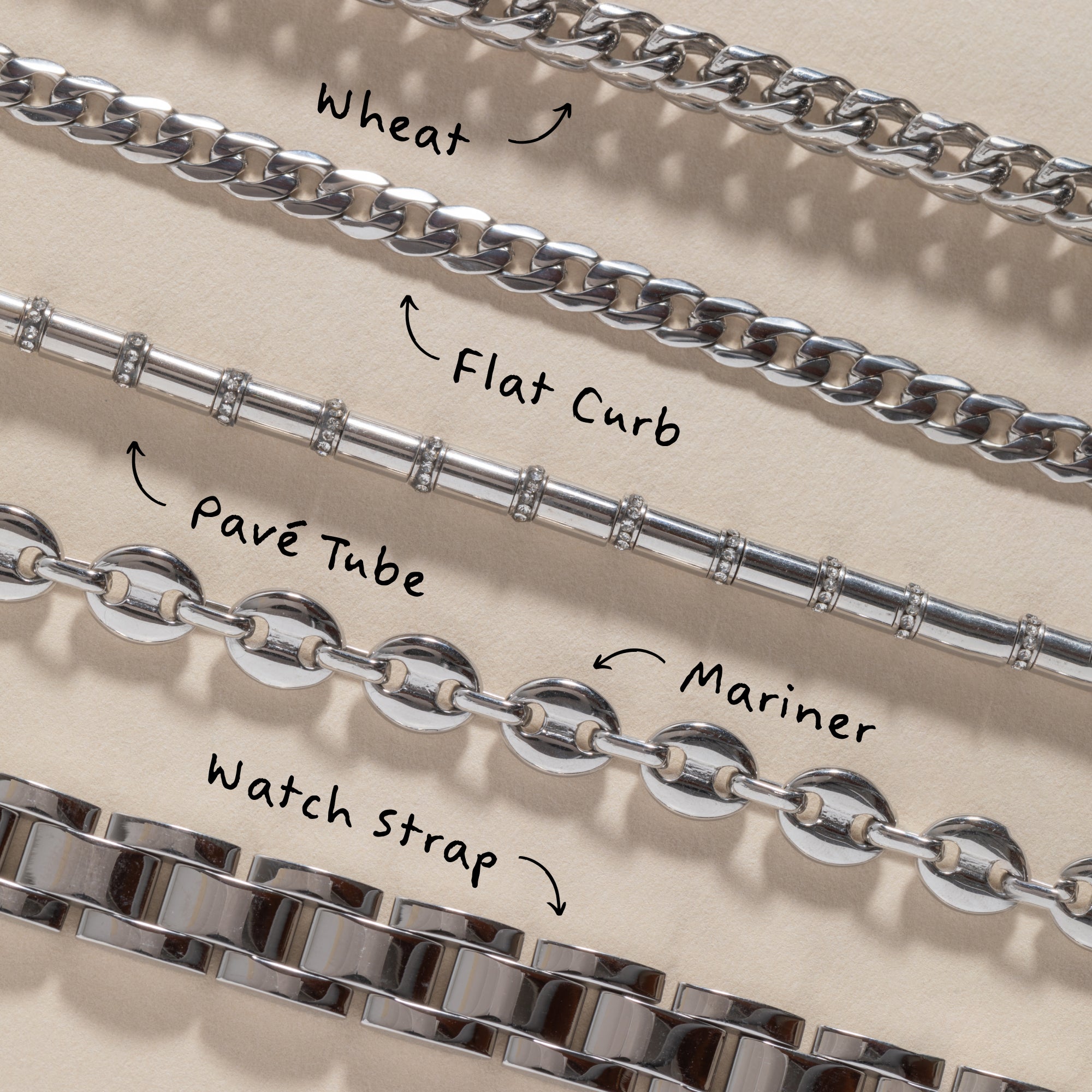 Chunky Watch Strap Bracelet - Aaria Tees Aaria Tees