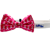 Breast Cancer Awareness Pink Dog Bow Tie Aaria Tees