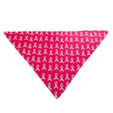 Breast Cancer Awareness Pink Tie On Dog Bandana Aaria Tees