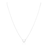 Bridgette Mini Horseshoe Necklace Aaria Tees