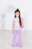 Bright Lilac Scrunchy Bells - Aaria Tees Aaria Tees