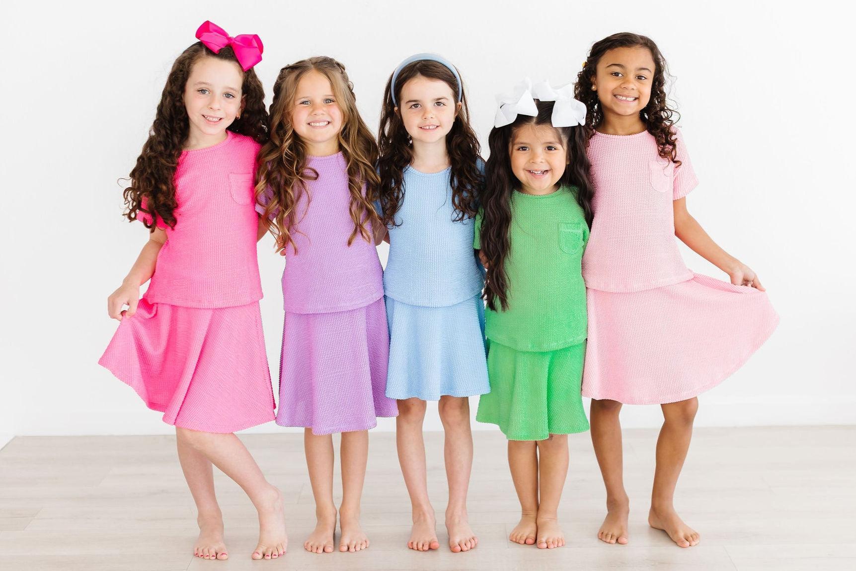 Bright Lilac Scrunchy Twirl Skort - Aaria Tees Aaria Tees