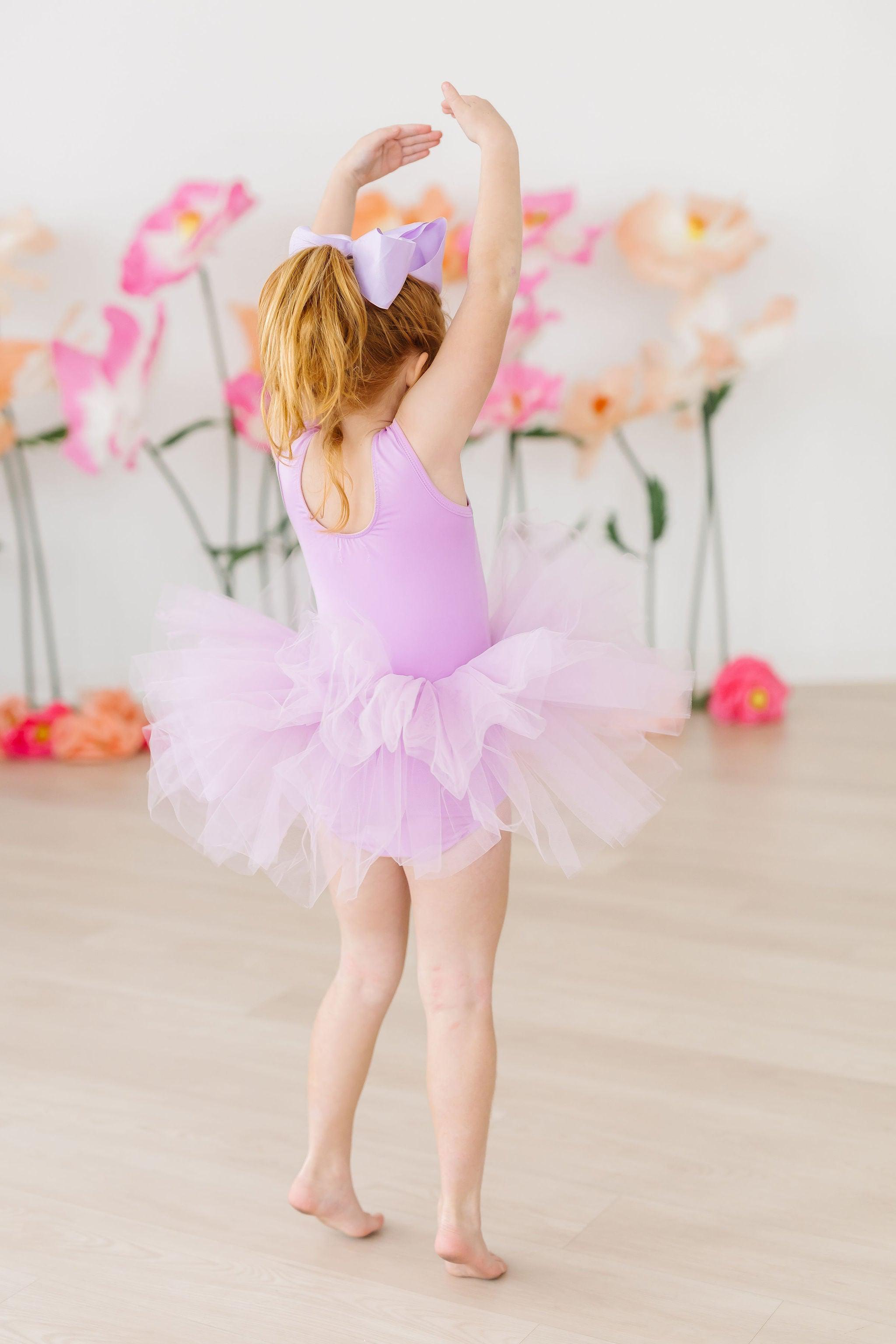 Bright Lilac Tank Tutu Leotard - Aaria Tees Aaria Tees
