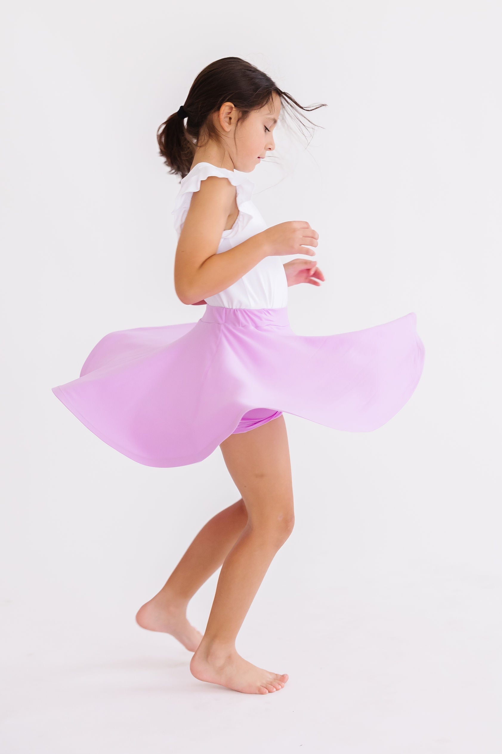 Bright Lilac Twirl Skort - Aaria Tees Aaria Tees