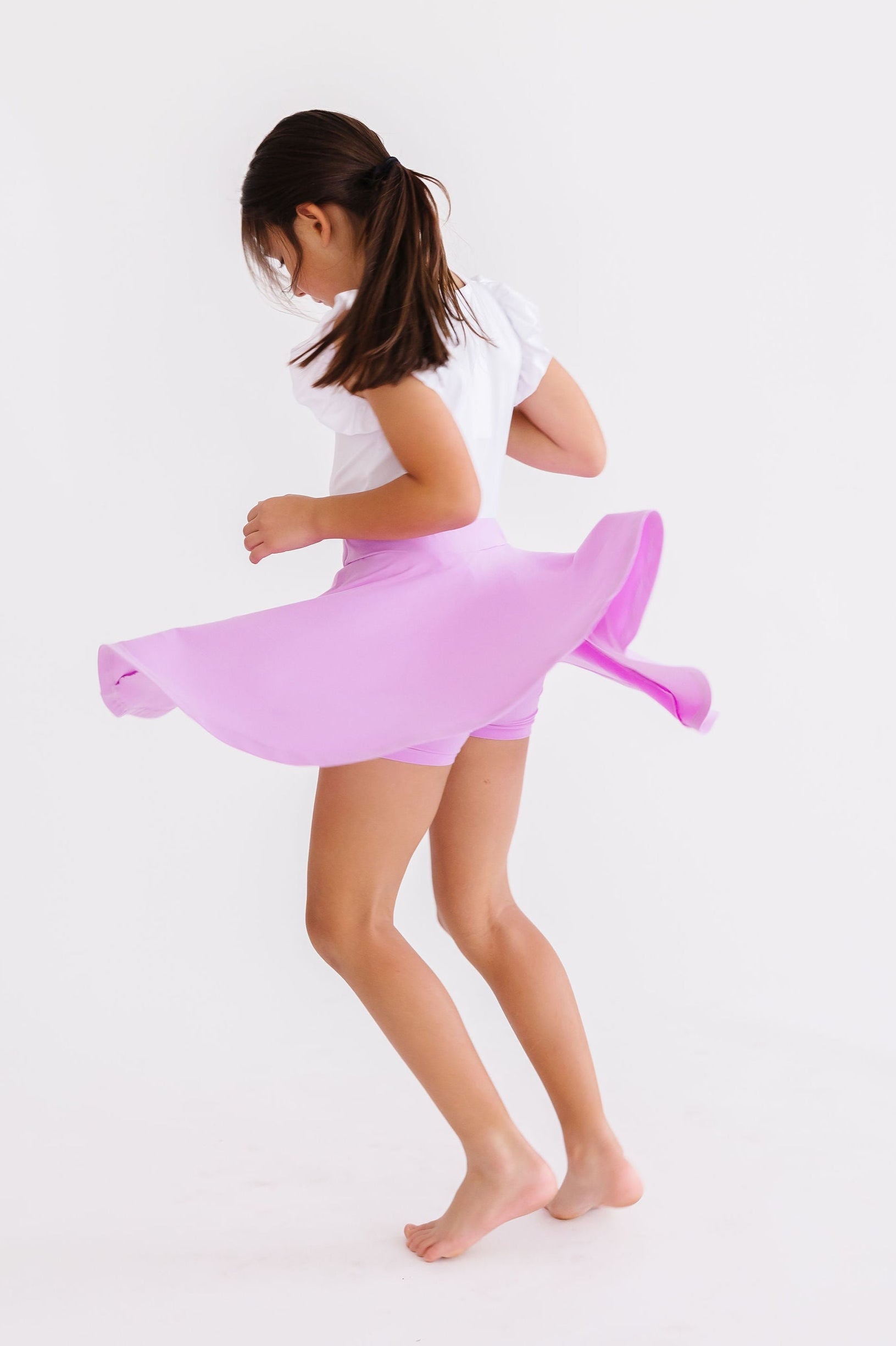 Bright Lilac Twirl Skort - Aaria Tees Aaria Tees