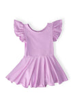 Bright Lilac S/S Twirl Leotard - Aaria Tees Aaria Tees