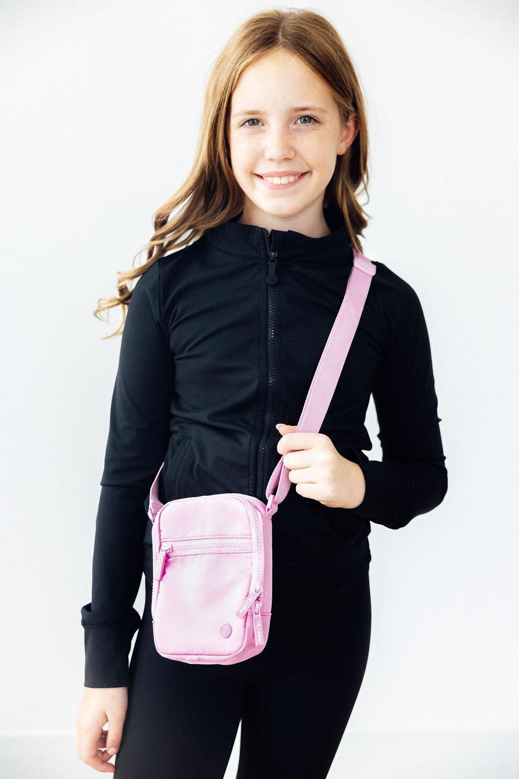 Bubblegum Pink Crossbody Bag - Aaria Tees Aaria Tees