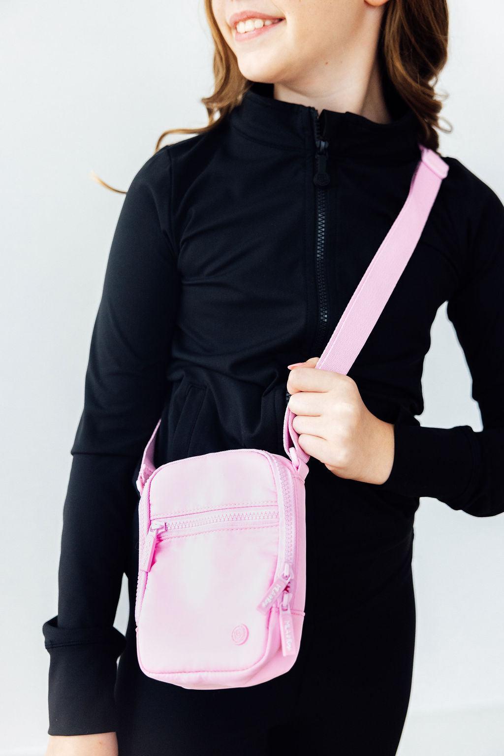 Bubblegum Pink Crossbody Bag - Aaria Tees