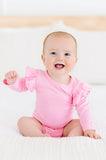 Bubblegum Pink L/S Flutter Bodysuit - Aaria Tees Aaria Tees