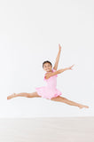 Bubblegum Pink S/S Twirl Leotard - Aaria Tees Aaria Tees