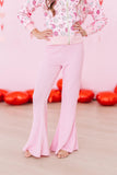 Bubblegum Pink Scrunchy Bells - Aaria Tees Aaria Tees