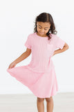 Bubblegum Pink Scrunchy Pocket Tee - Aaria Tees Aaria Tees