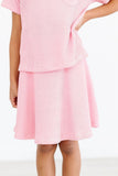 Bubblegum Pink Scrunchy Twirl Skort - Aaria Tees Aaria Tees