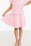 Bubblegum Pink Scrunchy Twirl Skort - Aaria Tees Aaria Tees