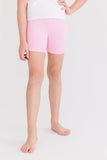 Bubblegum Pink Twirl Shorts Aaria Tees