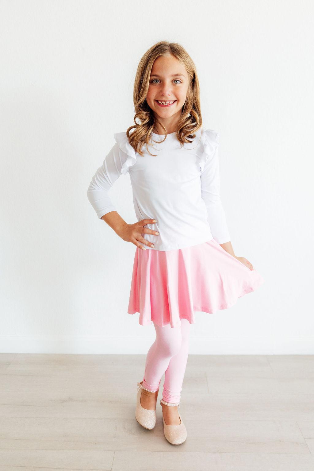 Bubblegum Pink Twirl Skegging - Aaria Tees Aaria Tees